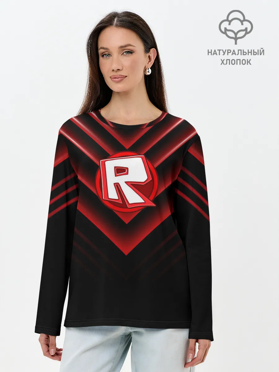 Лонгслив женский. Хлопок / ROBLOX