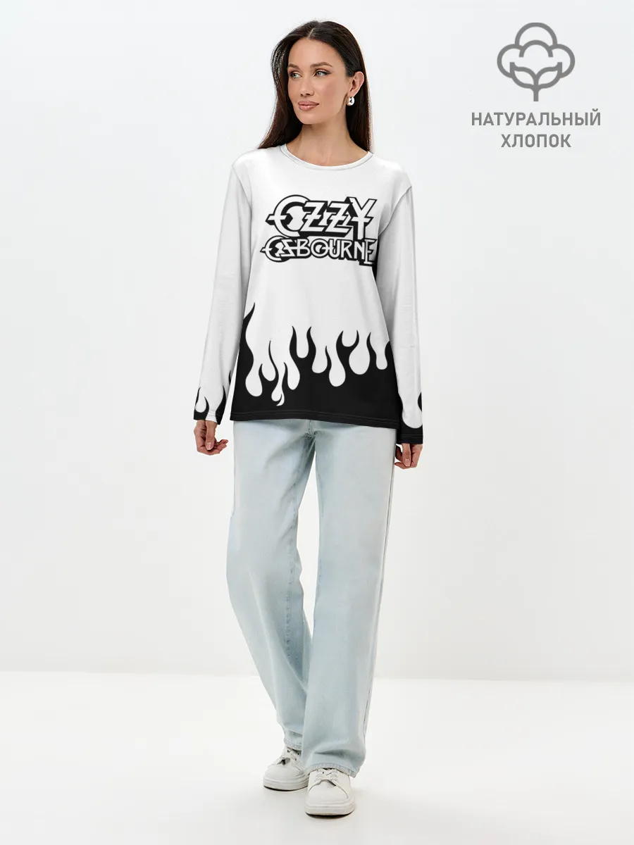 Лонгслив женский. Хлопок / Ozzy Osbourne