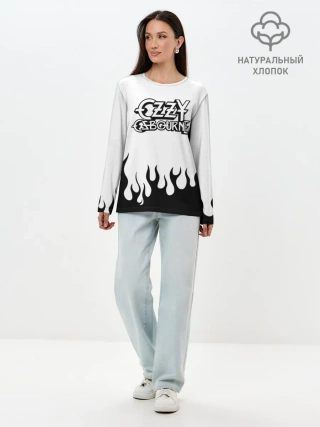 Лонгслив женский. Хлопок / Ozzy Osbourne