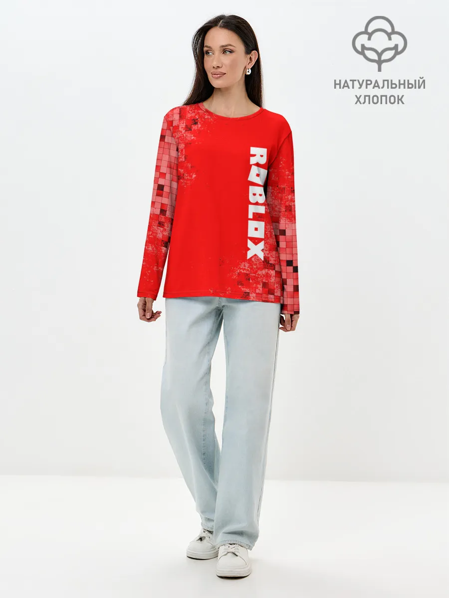 Лонгслив женский. Хлопок / ROBLOX