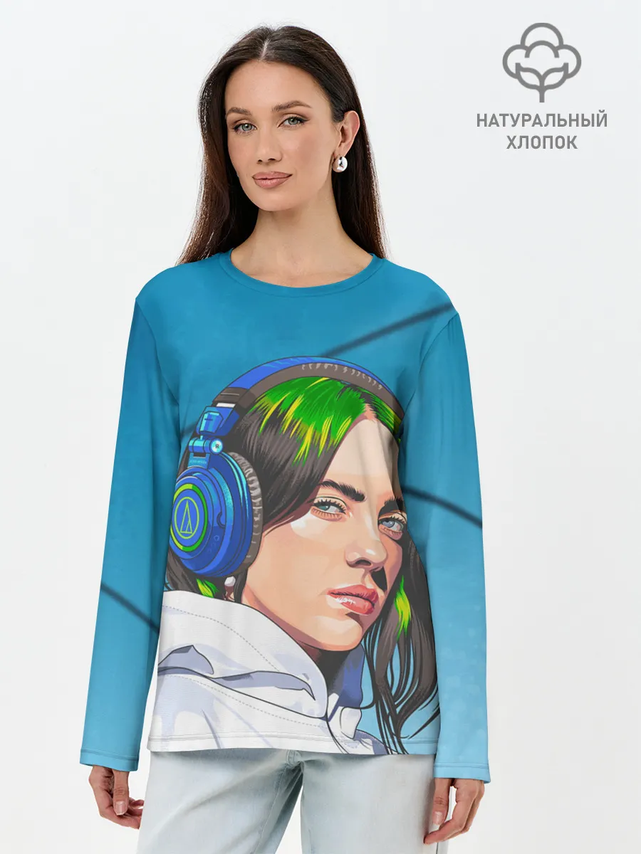 Лонгслив женский. Хлопок / БИЛЛИ АЙЛИШ