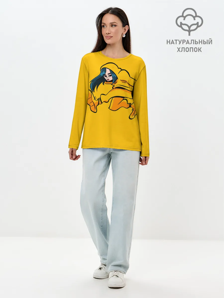 Лонгслив женский. Хлопок / БИЛЛИ АЙЛИШ