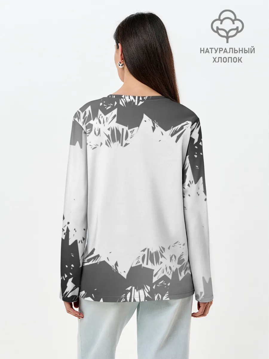 Лонгслив женский. Хлопок / Тима Белорусских