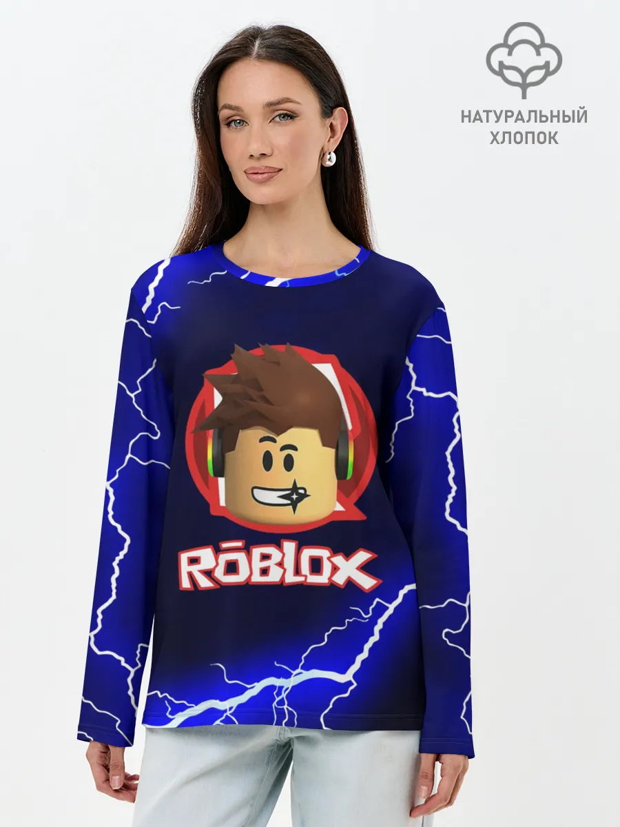 Лонгслив женский. Хлопок / ROBLOX