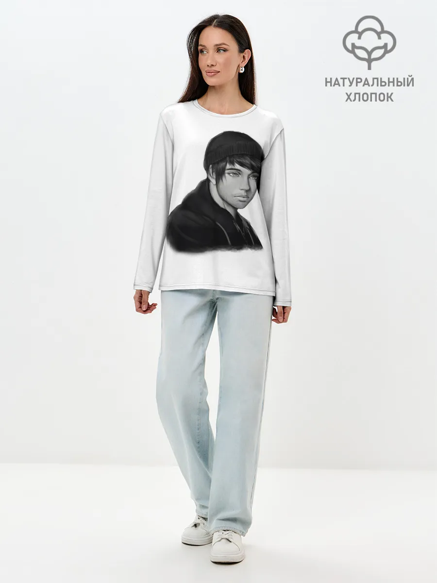 Лонгслив женский. Хлопок / Думер