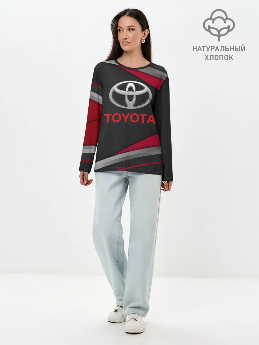 Лонгслив женский. Хлопок / TOYOTA | ТОЁТА