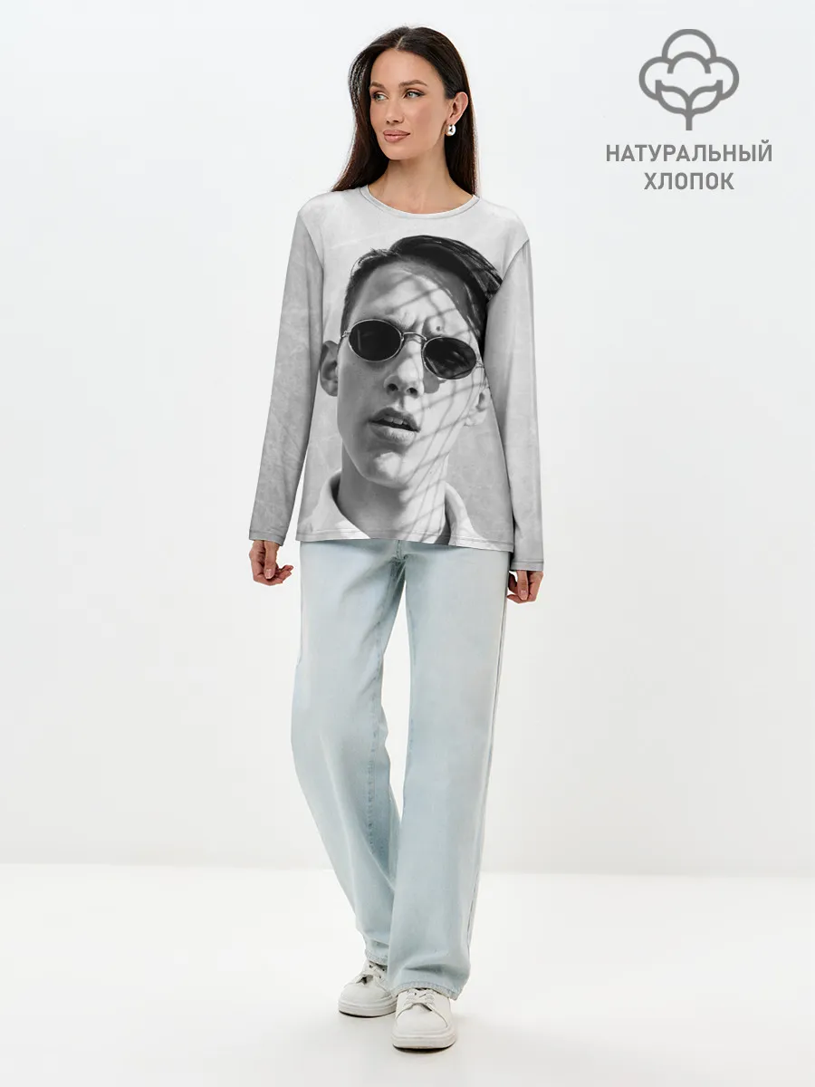 Лонгслив женский. Хлопок / Тима Белорусских