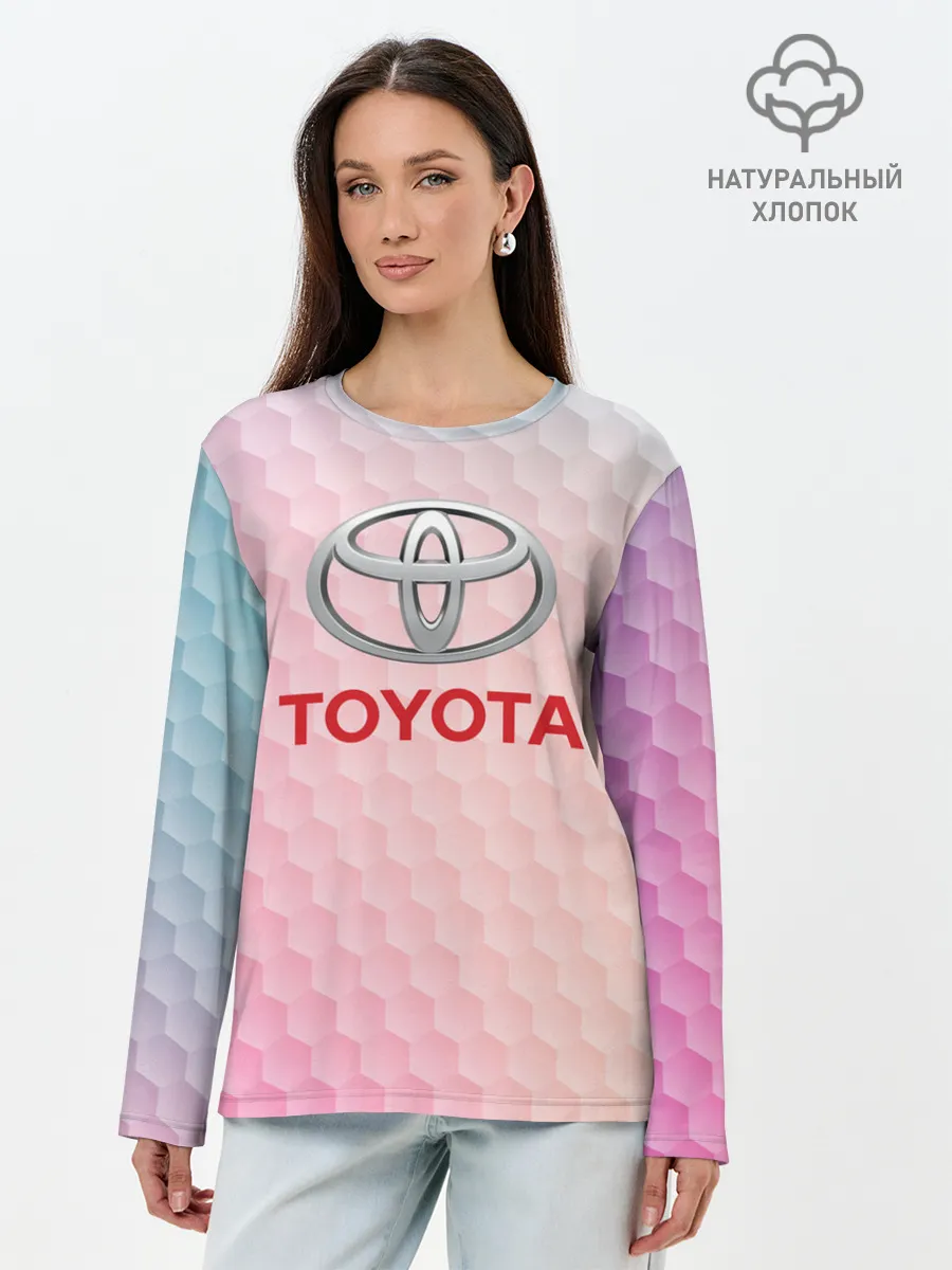 Лонгслив женский. Хлопок / TOYOTA | ТОЕТА