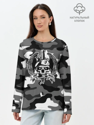 Лонгслив женский. Хлопок / ВВ МВД