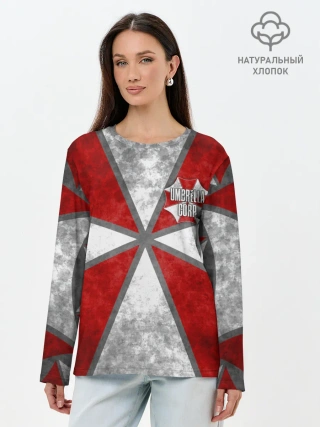 Лонгслив женский. Хлопок / Umbrella