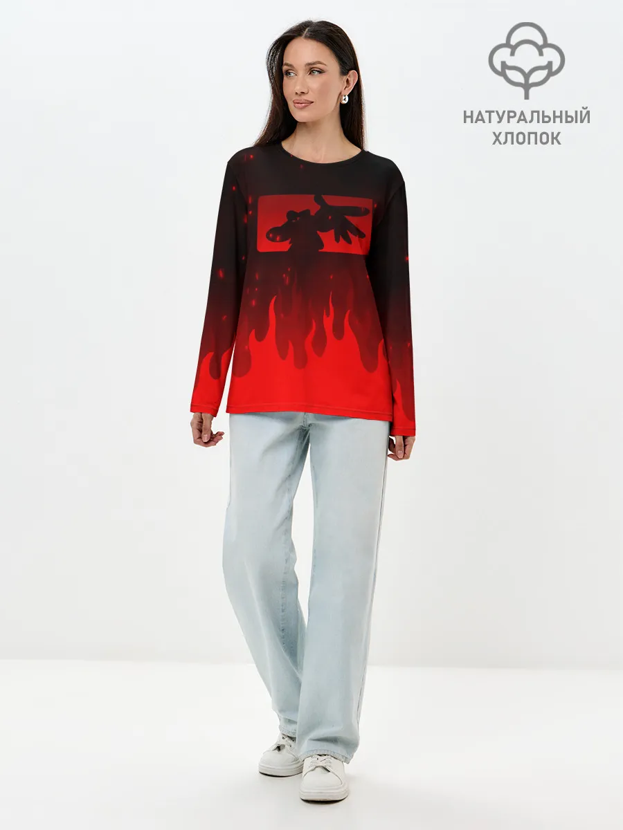 Лонгслив женский. Хлопок / LIMP BIZKIT