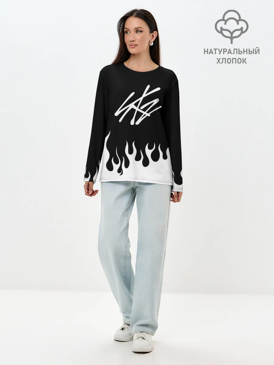 Лонгслив женский. Хлопок / Stray Kids