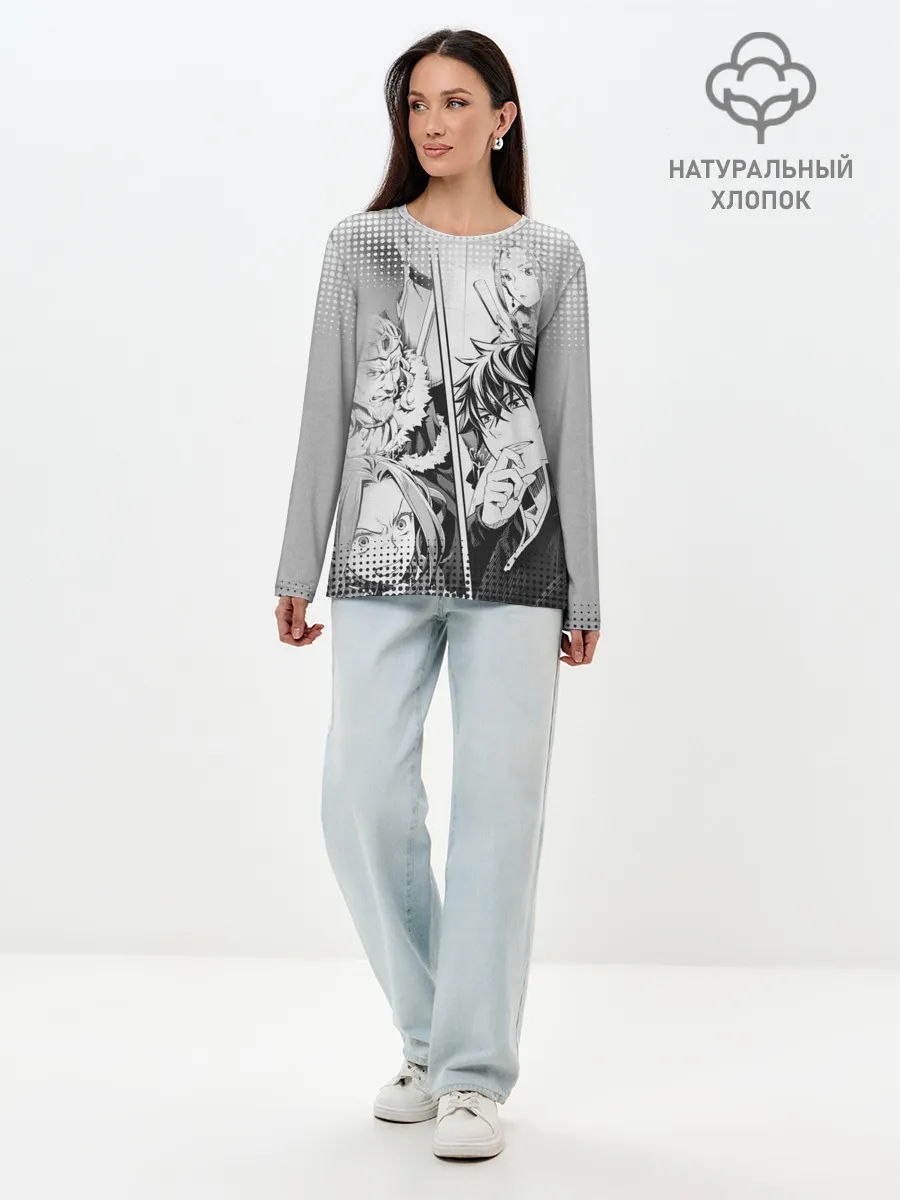 Лонгслив женский. Хлопок / The Rising of the Shield Hero