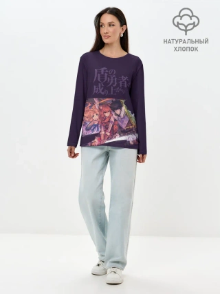 Лонгслив женский. Хлопок / Raphtalia