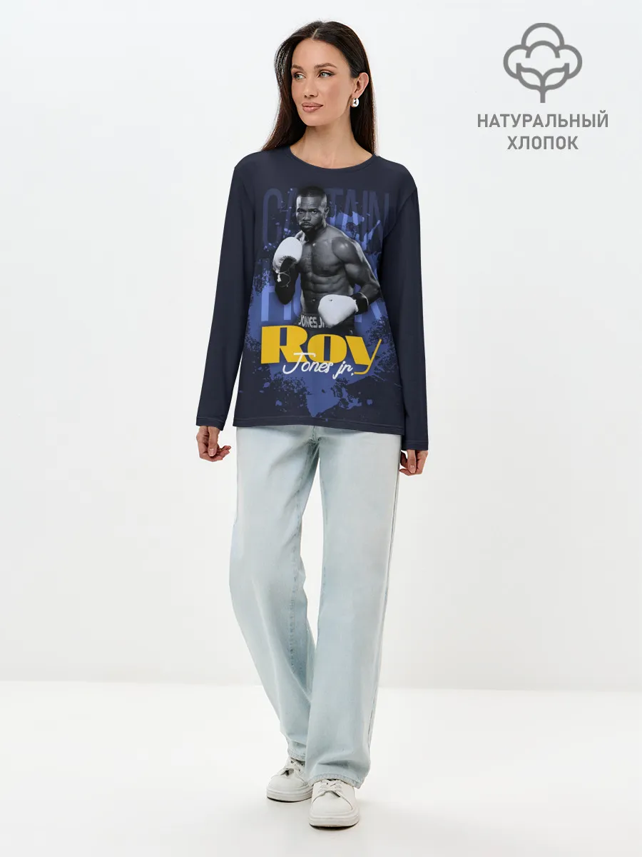 Лонгслив женский. Хлопок / Roy Jones