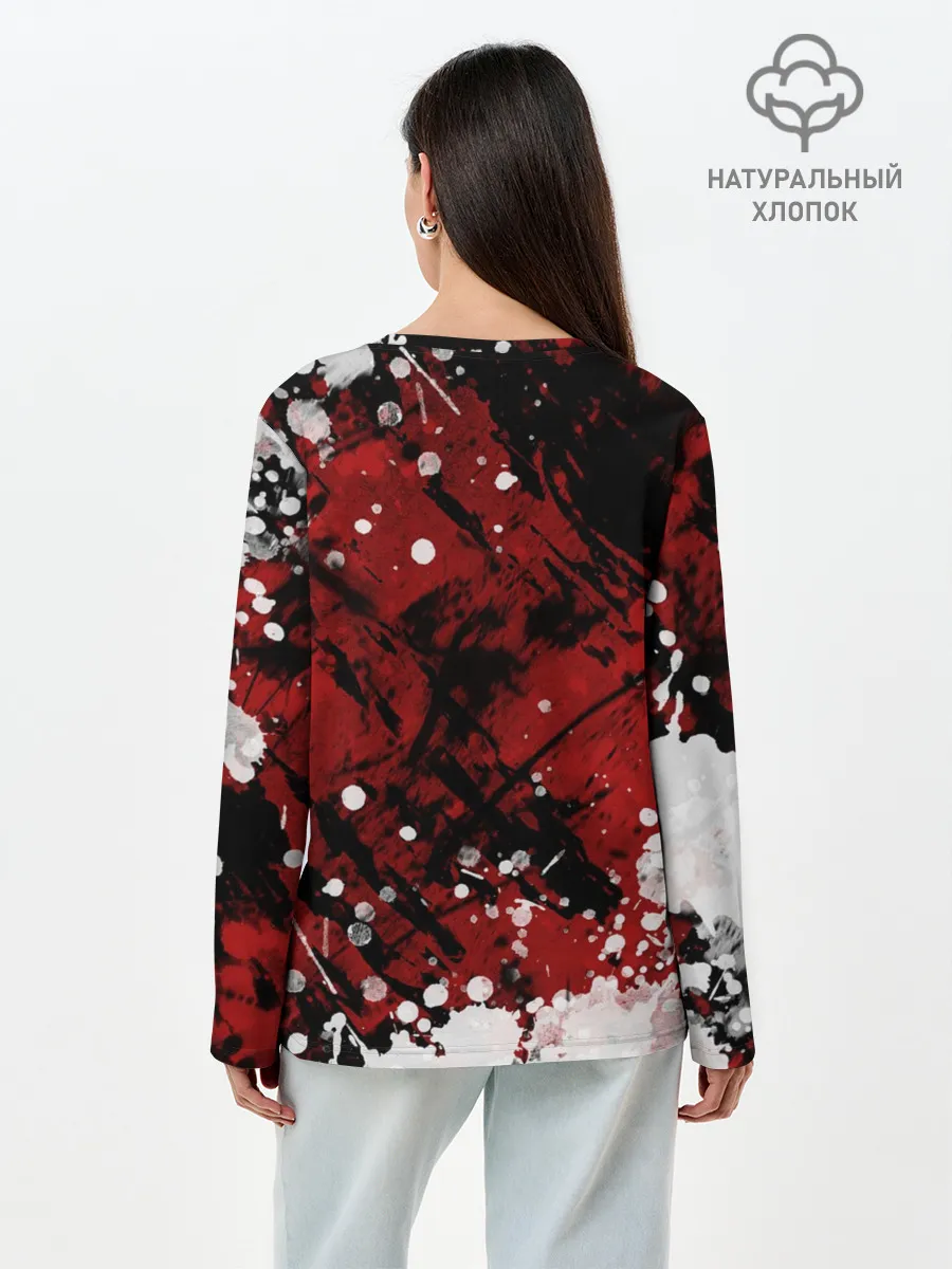 Лонгслив женский. Хлопок / Noize MC