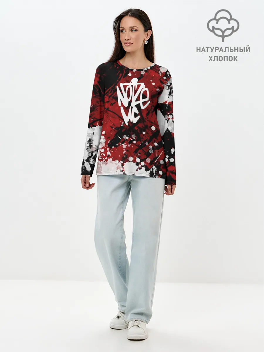 Лонгслив женский. Хлопок / Noize MC