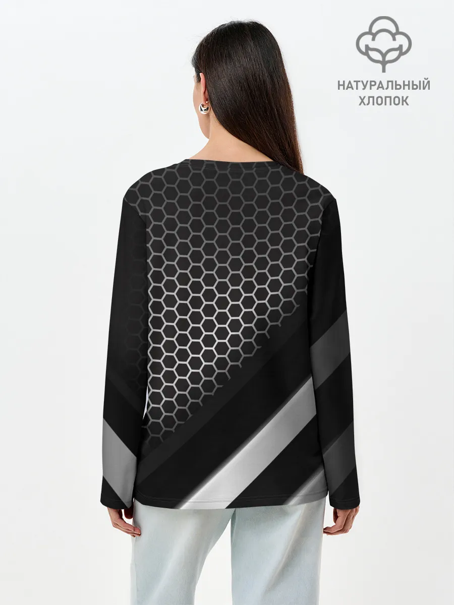 Лонгслив женский. Хлопок / BMW