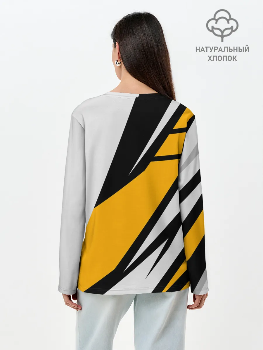 Лонгслив женский. Хлопок / BMW