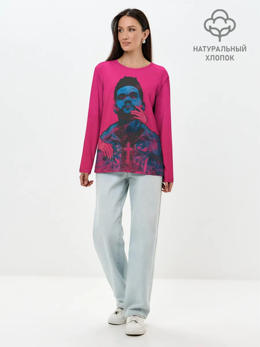 Лонгслив женский. Хлопок / The Weeknd