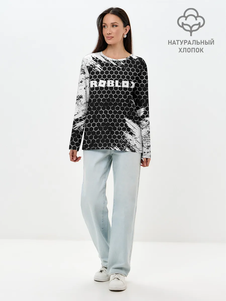 Лонгслив женский. Хлопок / ROBLOX