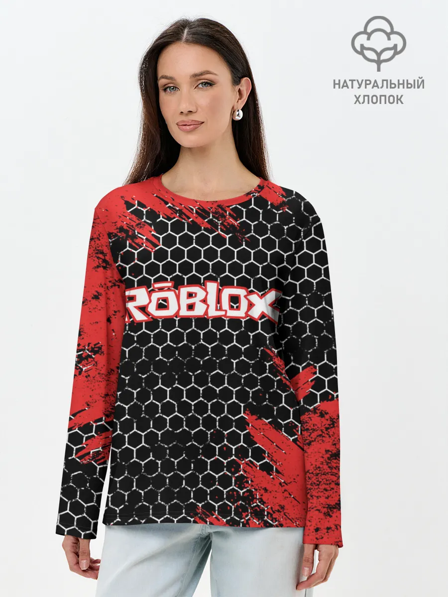 Лонгслив женский. Хлопок / ROBLOX