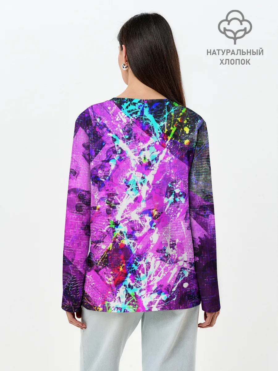 Лонгслив женский. Хлопок / Bungou Stray Dogs color