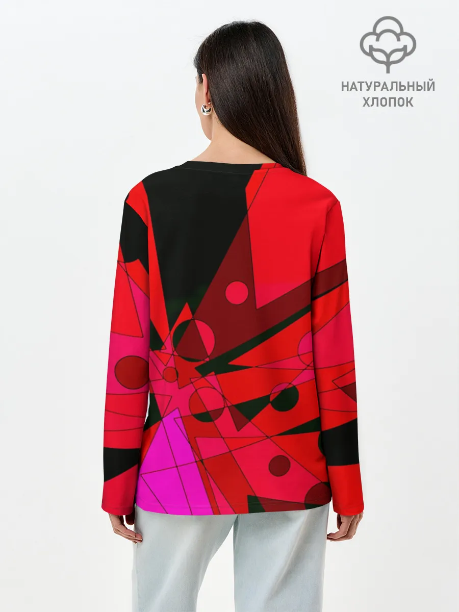 Лонгслив женский. Хлопок / Bungou Stray Dogs text