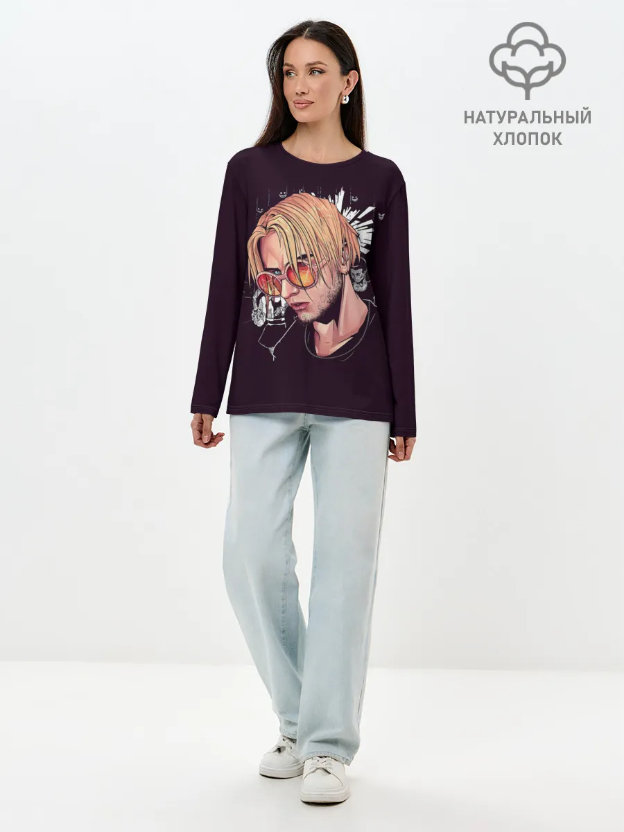 Лонгслив женский. Хлопок / Pyrokinesis
