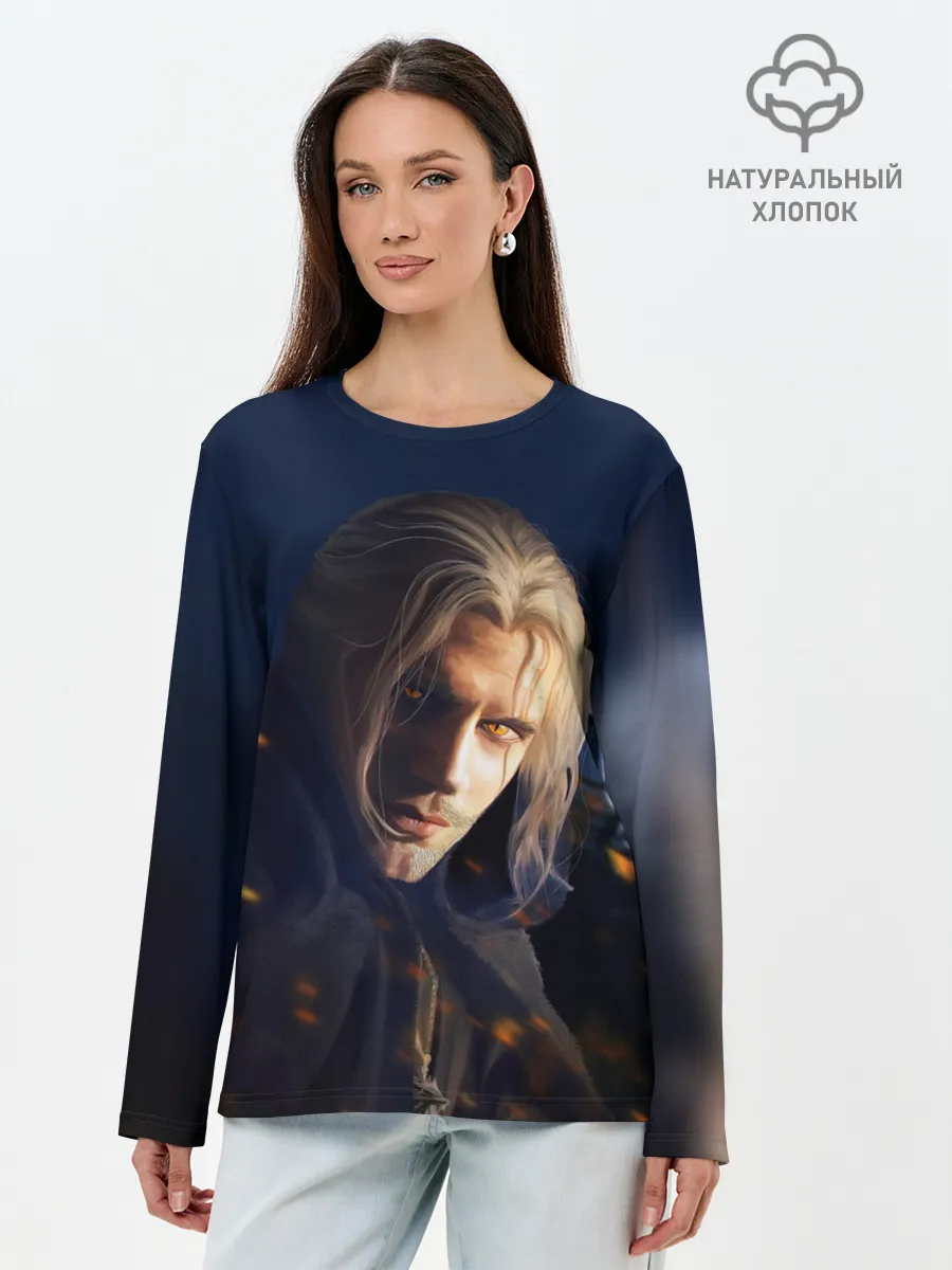 Лонгслив женский. Хлопок / ВЕДЬМАК