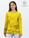 Лонгслив женский. Хлопок / YELLOW ABSTRACT