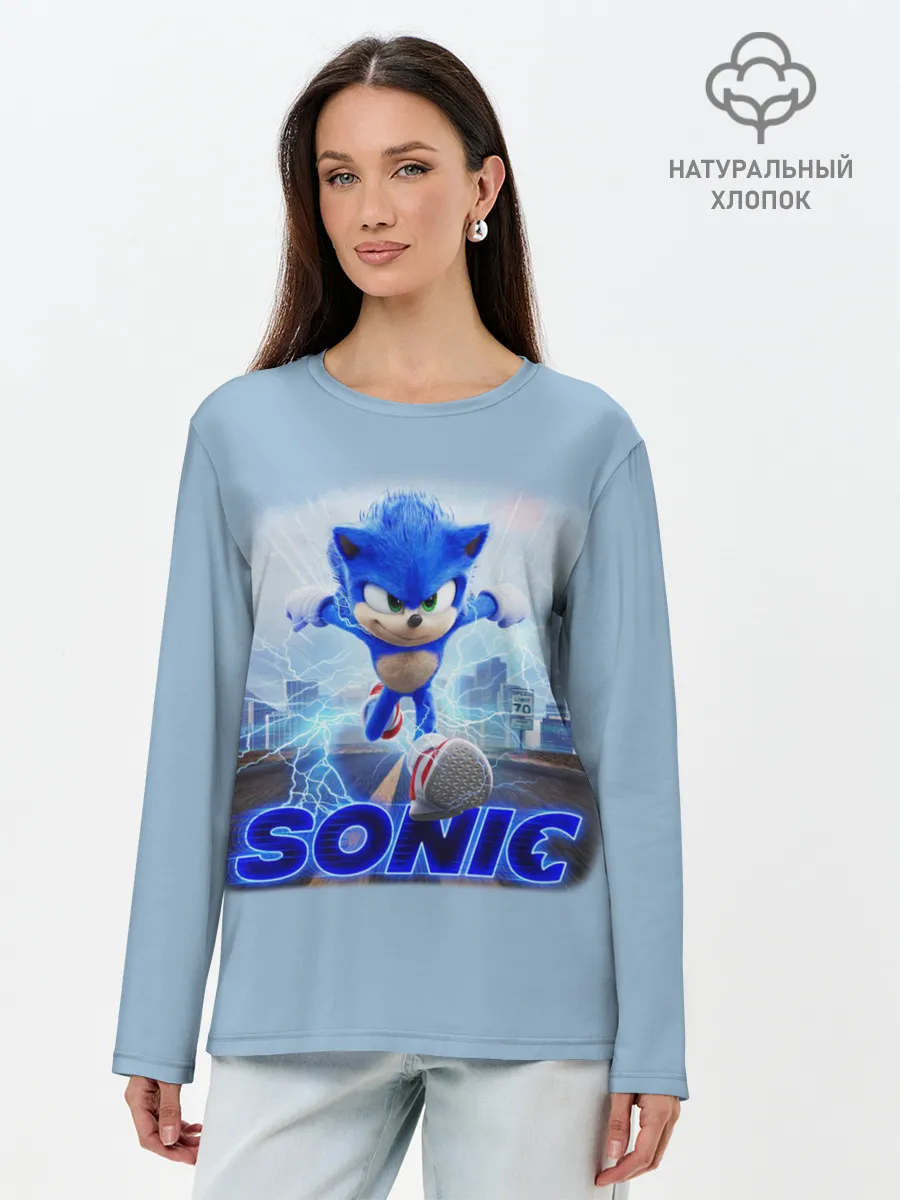 Лонгслив женский. Хлопок / SONIC