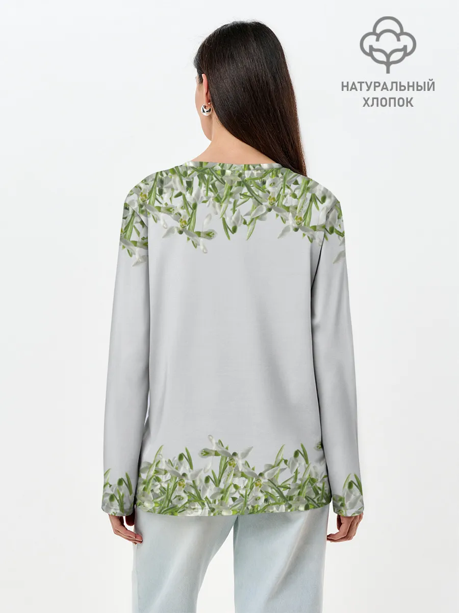 Лонгслив женский. Хлопок / Стас Михайлов.