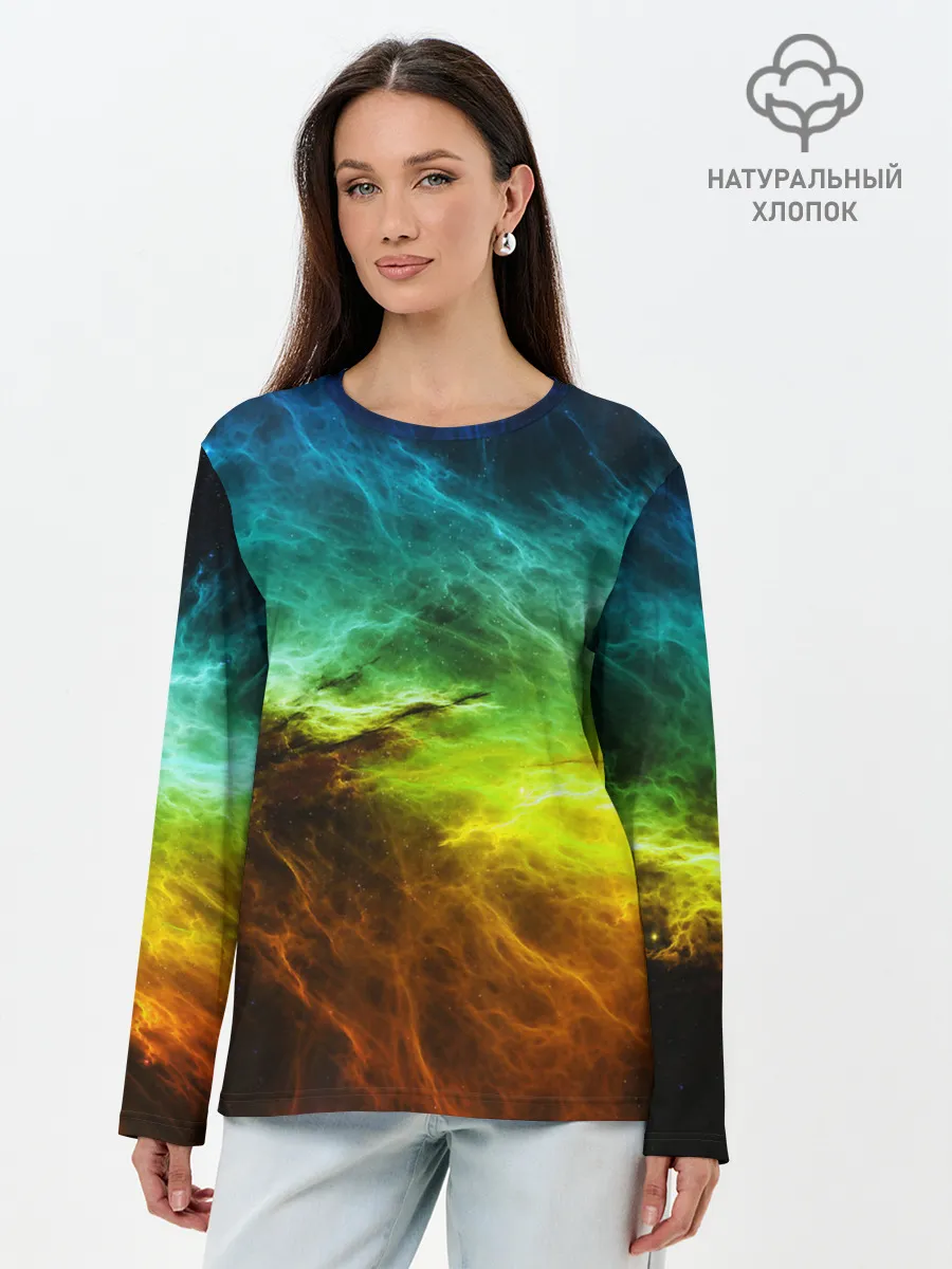 Лонгслив женский. Хлопок / ГРОЗОВЫЕ ВОРОТА