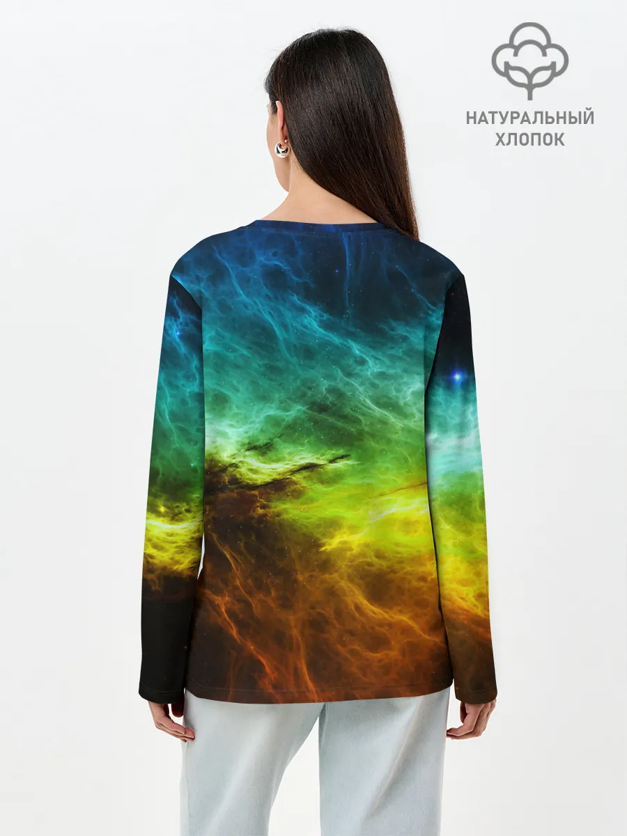 Лонгслив женский. Хлопок / ГРОЗОВЫЕ ВОРОТА