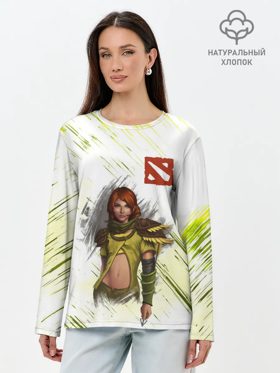 Лонгслив женский. Хлопок / Windranger
