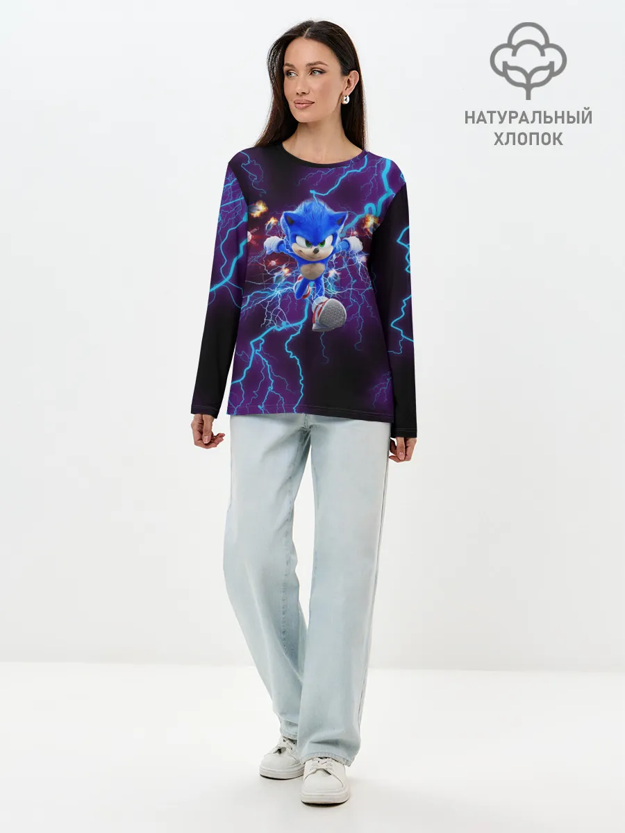Лонгслив женский. Хлопок / SONIC