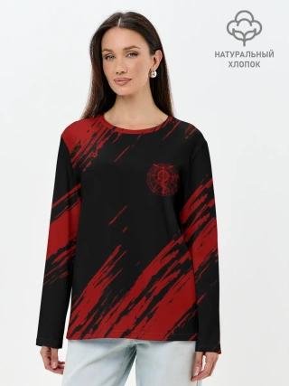 Лонгслив женский. Хлопок / Стальной алхимик | Fullmetal Alchemist