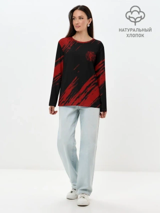 Лонгслив женский. Хлопок / Стальной алхимик | Fullmetal Alchemist