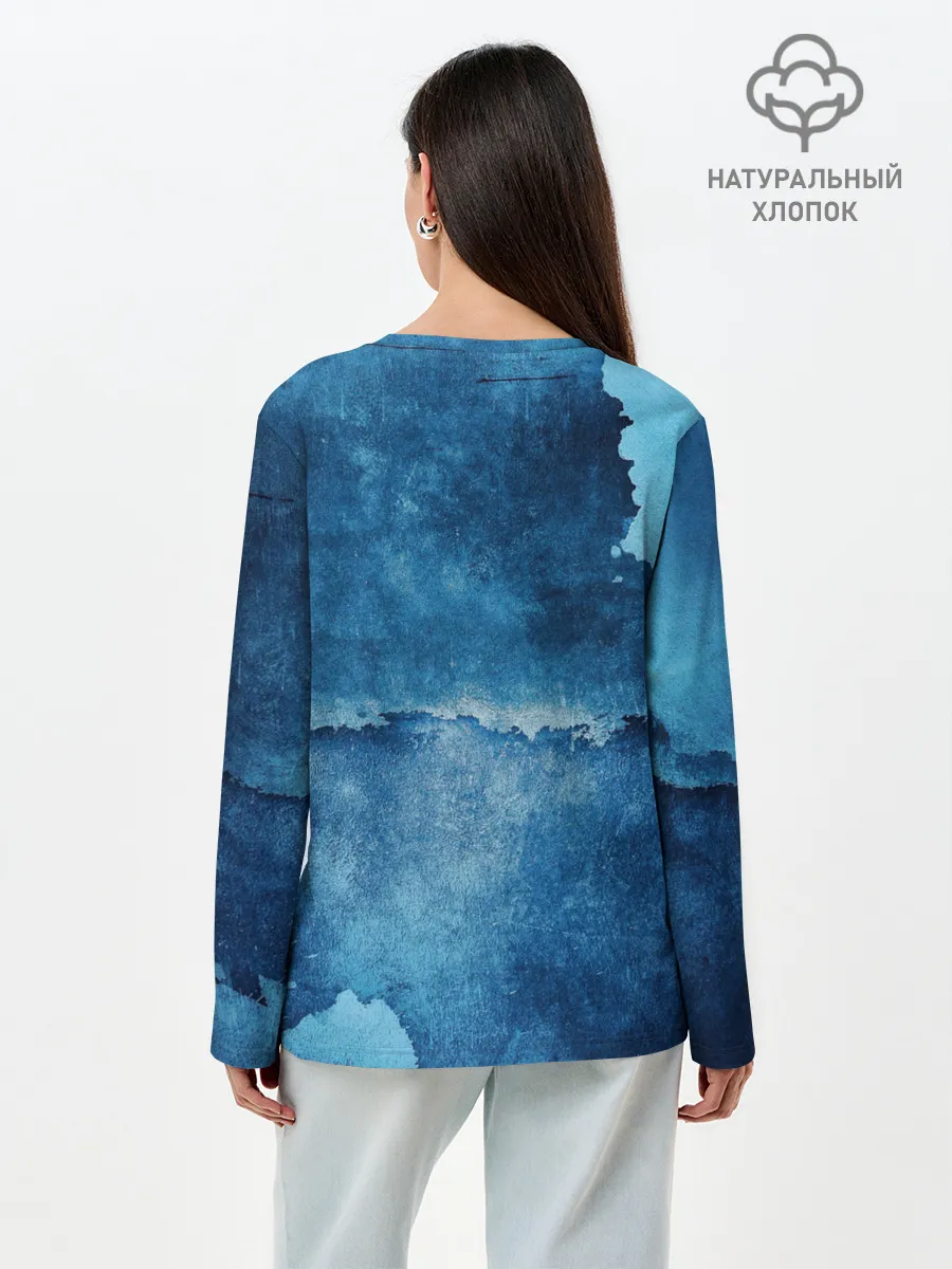 Лонгслив женский. Хлопок / sonic