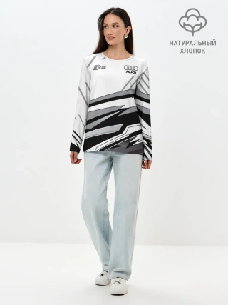 Лонгслив женский. Хлопок / Audi RS