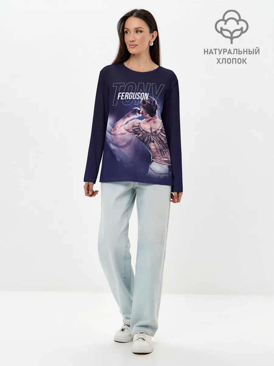 Лонгслив женский. Хлопок / Tony Ferguson