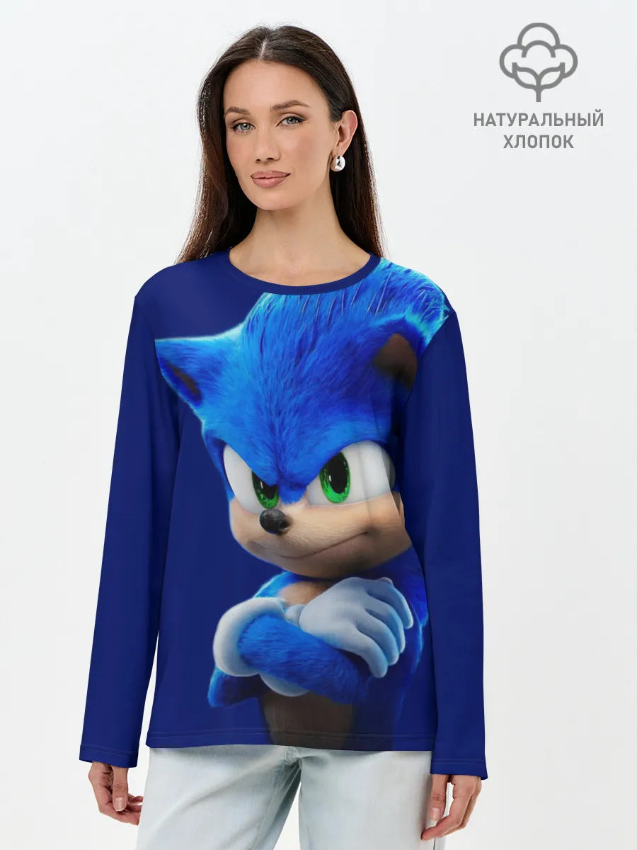 Лонгслив женский. Хлопок / SONIC