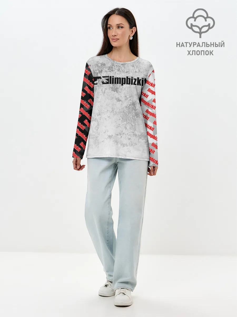 Лонгслив женский. Хлопок / LIMP BIZKIT