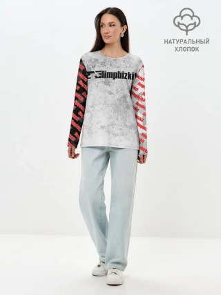 Лонгслив женский. Хлопок / LIMP BIZKIT