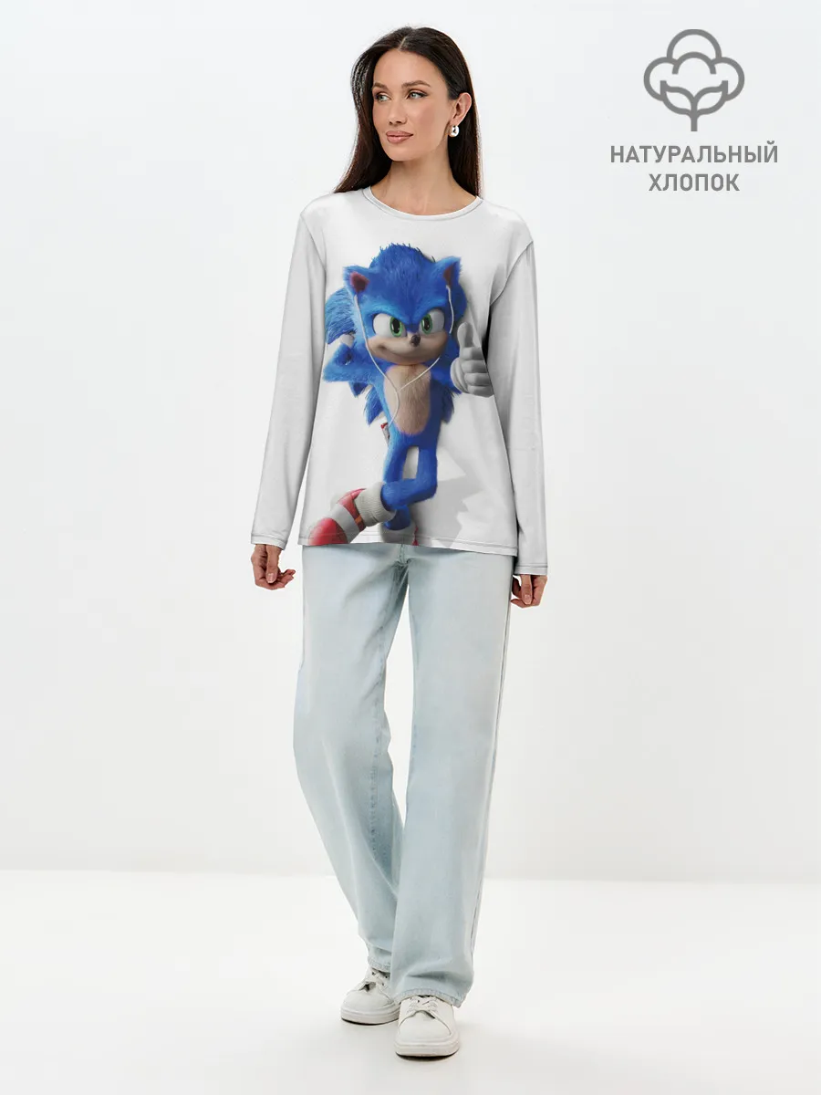 Лонгслив женский. Хлопок / SONIC
