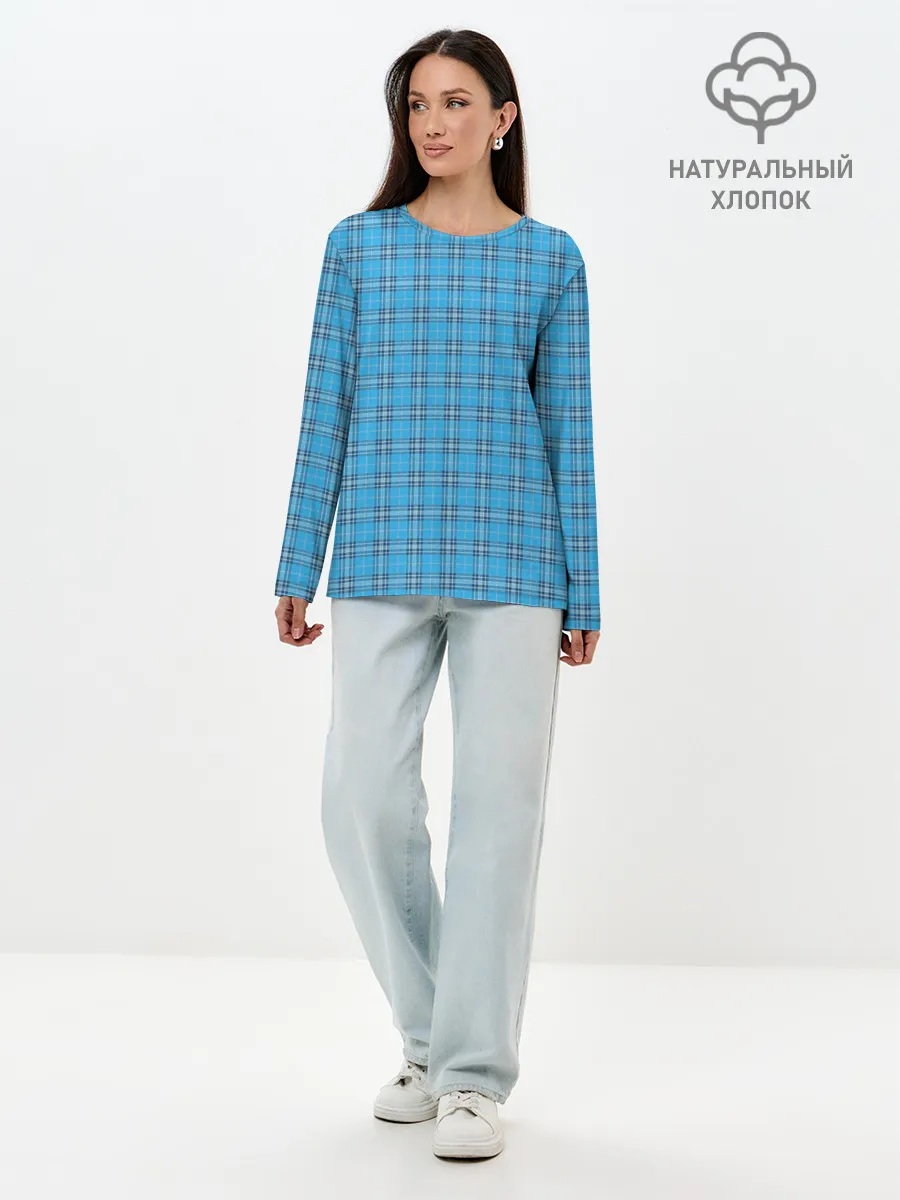 Лонгслив женский. Хлопок / Джентльмены