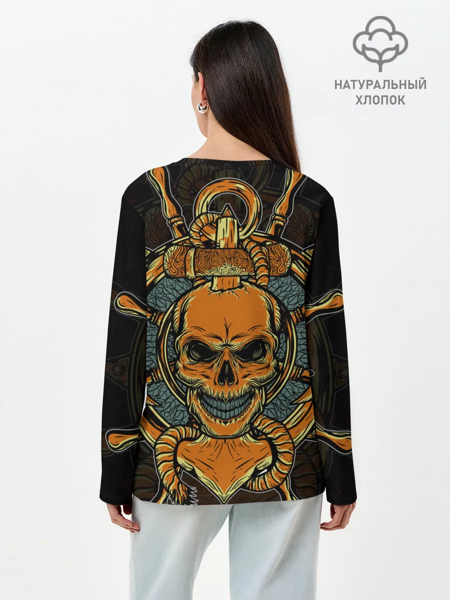 Лонгслив женский. Хлопок / Led Zeppelin