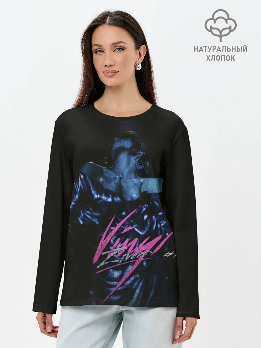 Лонгслив женский. Хлопок / Vinyl