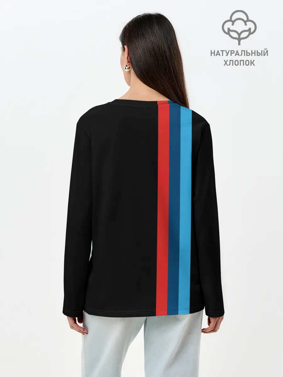 Лонгслив женский. Хлопок / BMW | БМВ